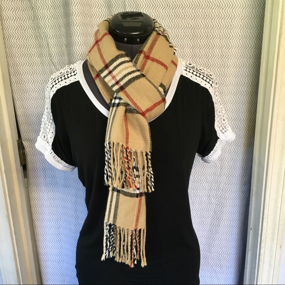 Burberry patterned scarf